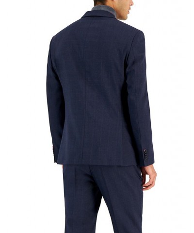 Men's Modern-Fit Wool Suit Jacket Blue $141.05 Suits