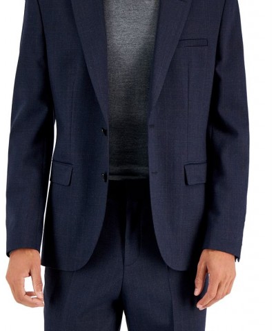 Men's Modern-Fit Wool Suit Jacket Blue $141.05 Suits