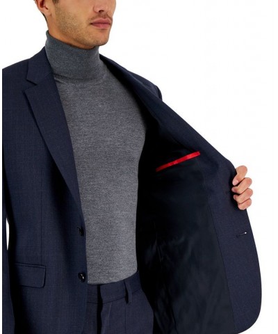 Men's Modern-Fit Wool Suit Jacket Blue $141.05 Suits