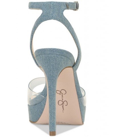 Camisha Ankle-Strap Platform Sandals Pink $38.15 Shoes