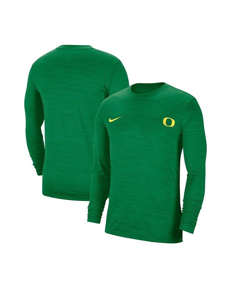 Men's Green Oregon Ducks Velocity Legend Performance Long Sleeve T-shirt $20.50 T-Shirts