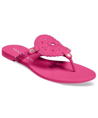 Women's Georgica Jelly Sandals Pink $25.80 Shoes