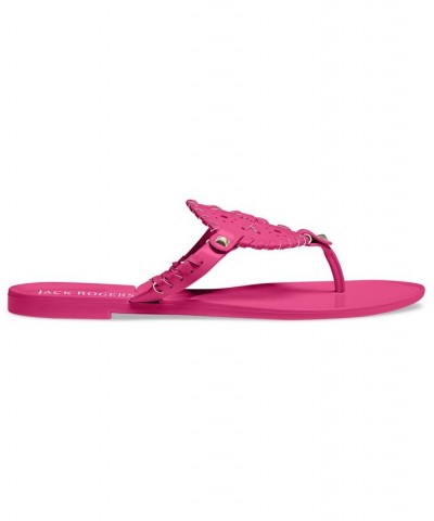 Women's Georgica Jelly Sandals Pink $25.80 Shoes