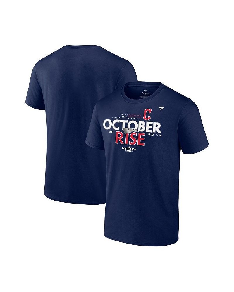 Men's Branded Navy Cleveland Guardians 2022 Postseason Locker Room T-shirt $28.99 T-Shirts