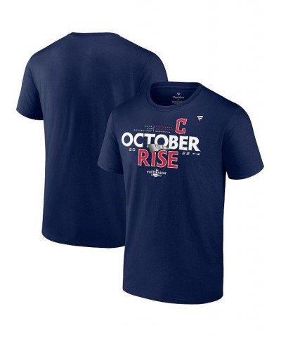 Men's Branded Navy Cleveland Guardians 2022 Postseason Locker Room T-shirt $28.99 T-Shirts