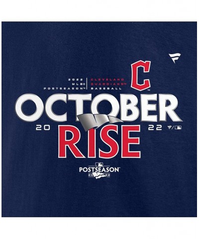 Men's Branded Navy Cleveland Guardians 2022 Postseason Locker Room T-shirt $28.99 T-Shirts