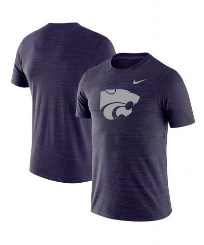 Men's Purple Kansas State Wildcats Team Logo Velocity Legend Performance T-shirt $22.55 T-Shirts