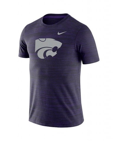 Men's Purple Kansas State Wildcats Team Logo Velocity Legend Performance T-shirt $22.55 T-Shirts