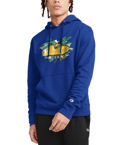 Men's Palm Graphic Powerblend Hoodie Surf The Web $26.65 Sweatshirt