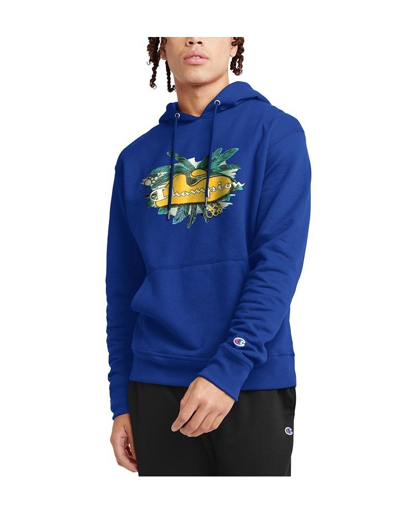 Men's Palm Graphic Powerblend Hoodie Surf The Web $26.65 Sweatshirt