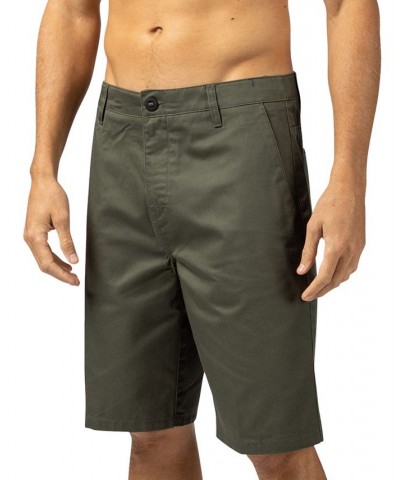 Men's DNP Casual Walkshort with Belt Loops and Hand Pockets on the sides and Pockets in the Back Green $27.53 Shorts