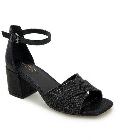 Women's Mix X Band Dress Sandal Black $40.59 Shoes