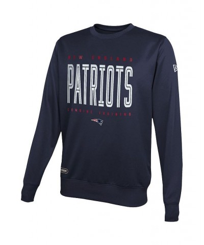 Men's Navy New England Patriots Combine Authentic Top Pick Pullover Sweatshirt $22.43 Sweatshirt