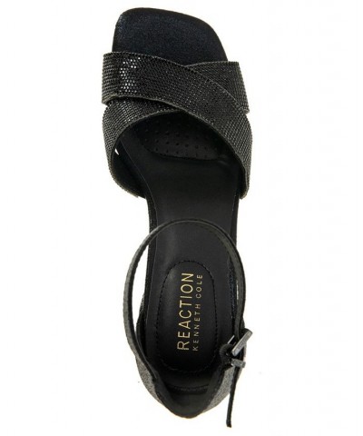 Women's Mix X Band Dress Sandal Black $40.59 Shoes