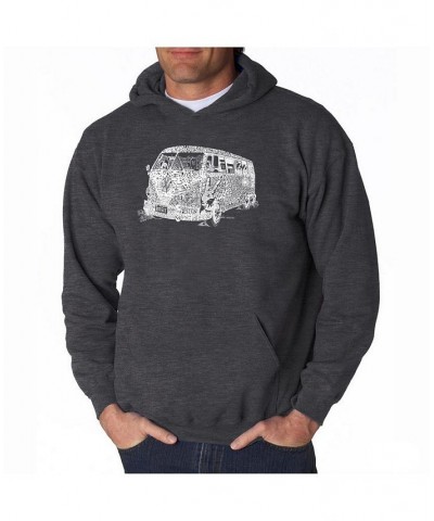 Men's Word Art Hooded Sweatshirt - The 70's Gray $24.60 Sweatshirt