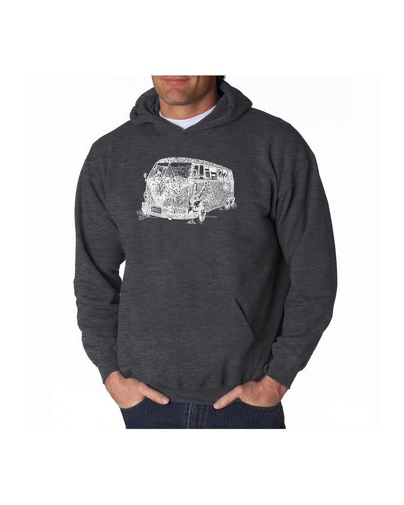 Men's Word Art Hooded Sweatshirt - The 70's Gray $24.60 Sweatshirt