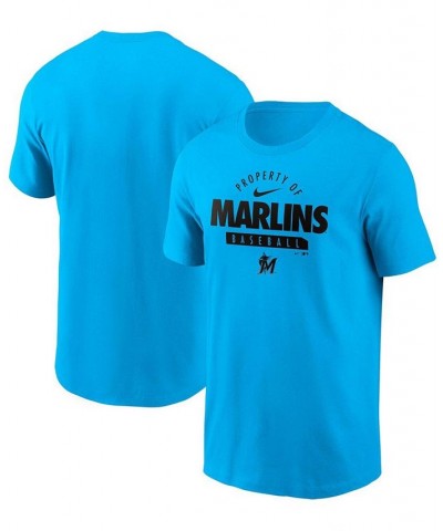 Men's Blue Miami Marlins Primetime Property Of Practice T-shirt $21.60 T-Shirts