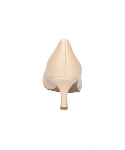 Women's Celeste Peep Toe Pumps Tan/Beige $39.00 Shoes