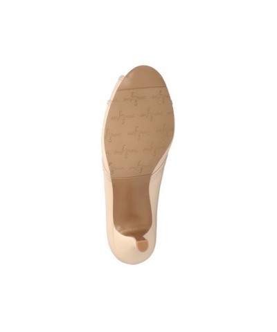 Women's Celeste Peep Toe Pumps Tan/Beige $39.00 Shoes