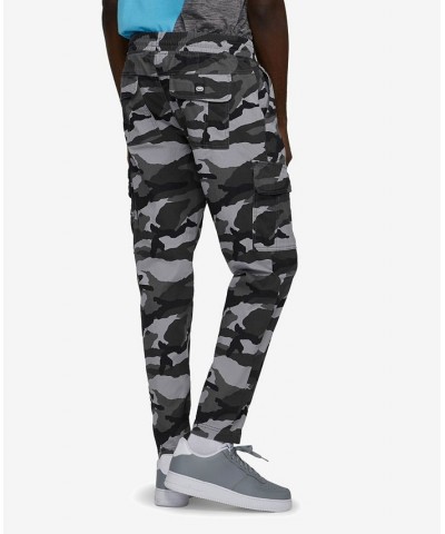 Men's Big and Tall Front Flip Cargo Joggers Gray 1 $31.20 Pants