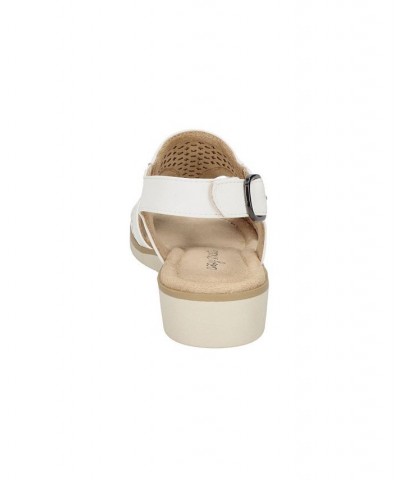 Women's Alba Comfort Wedge Sandals White $29.40 Shoes