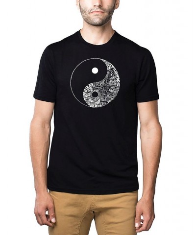 Mens Premium Blend Word Art T-Shirt - Yin Yang Black $24.29 T-Shirts