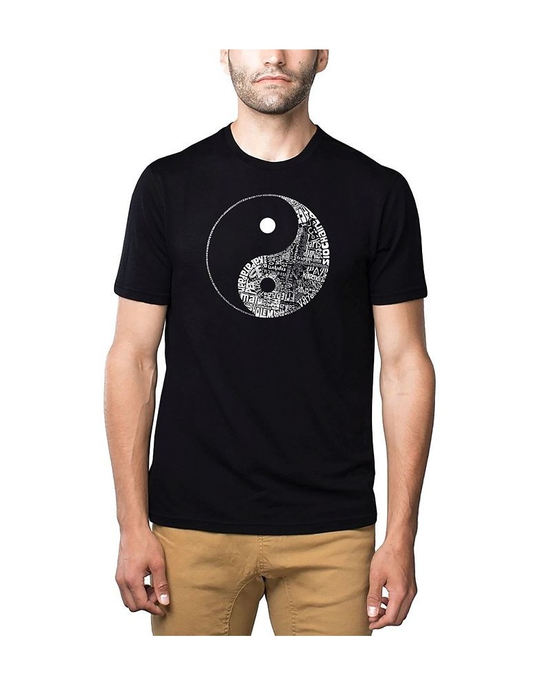 Mens Premium Blend Word Art T-Shirt - Yin Yang Black $24.29 T-Shirts