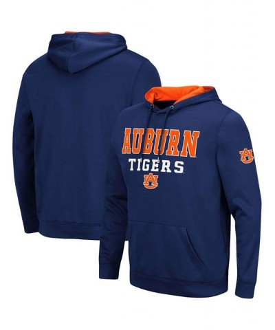 Men's Navy Auburn Tigers Sunrise Pullover Hoodie $30.55 Sweatshirt