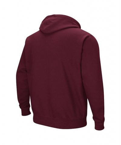 Men's Maroon Montana Grizzlies Arch and Logo Pullover Hoodie $24.20 Sweatshirt