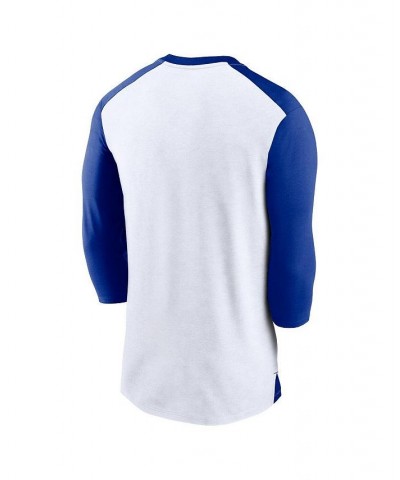 Men's White, Royal Seattle Seahawks Rewind 3/4-Sleeve T-shirt $23.21 T-Shirts