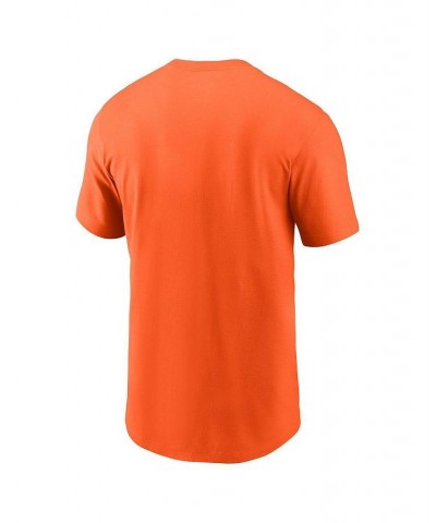 Men's Orange Denver Broncos Team Athletic T-shirt $22.94 T-Shirts