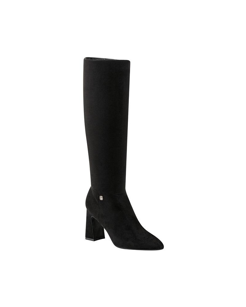 Women's Kyla Tall Dress Boots Black $73.14 Shoes