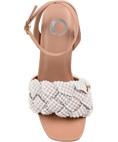 Women's Dua Woven Sandals Brown $40.80 Shoes