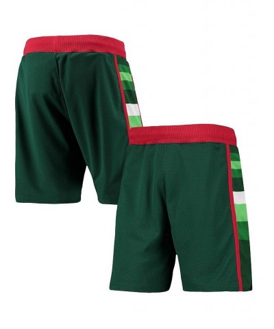 Men's Green Milwaukee Bucks 1983-84 Hardwood Classics Authentic Shorts $51.30 Shorts