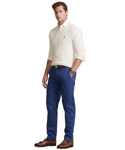 Men's Stretch Straight Fit Chino Pants Blue $53.75 Pants