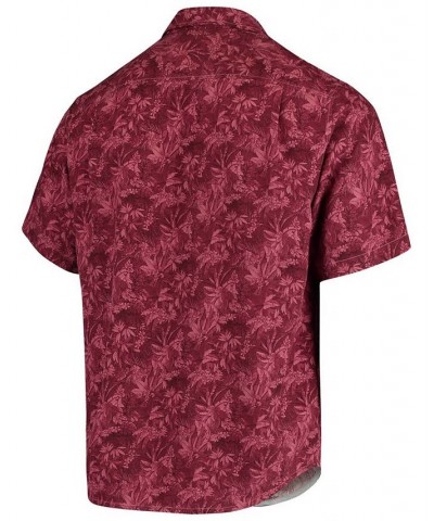 Men's Maroon Arizona State Sun Devils Sport Jungle Shade Camp Button-Up Shirt $50.74 Shirts