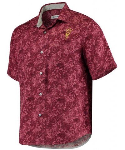 Men's Maroon Arizona State Sun Devils Sport Jungle Shade Camp Button-Up Shirt $50.74 Shirts