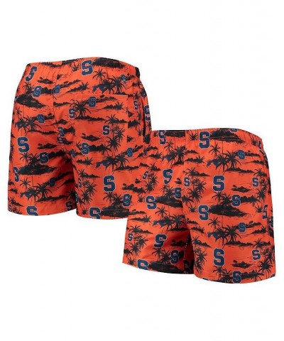 Men's Orange Syracuse Orange Island Palm Swim Trunks $23.03 Swimsuits