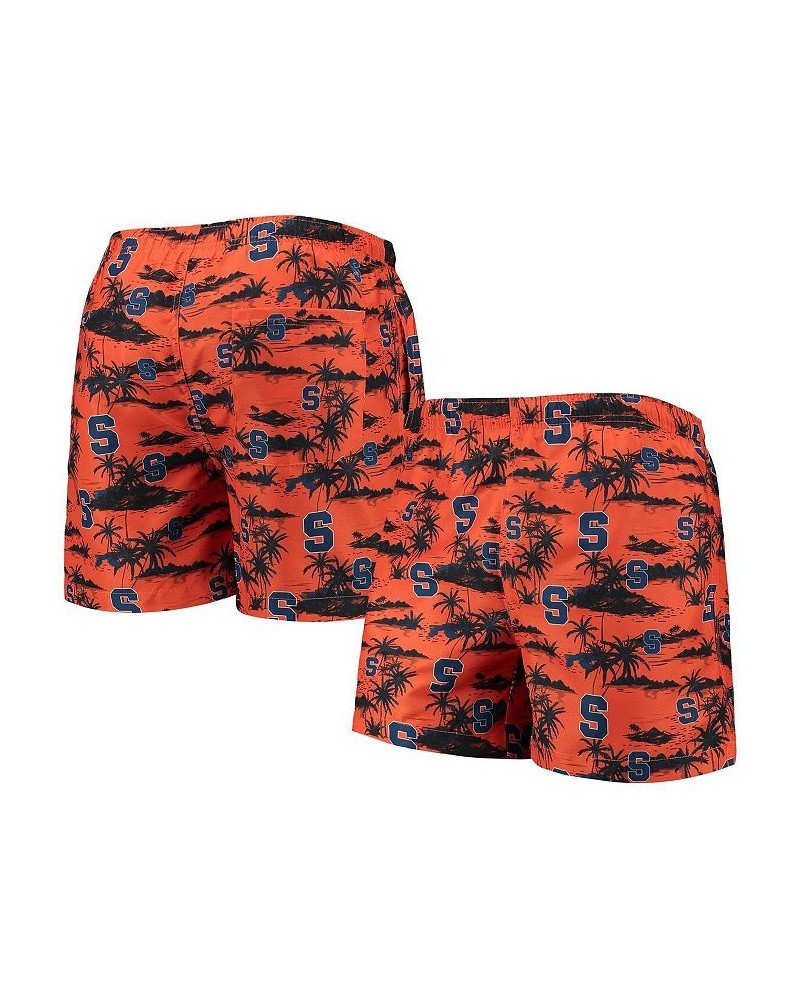 Men's Orange Syracuse Orange Island Palm Swim Trunks $23.03 Swimsuits