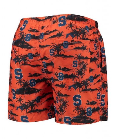 Men's Orange Syracuse Orange Island Palm Swim Trunks $23.03 Swimsuits