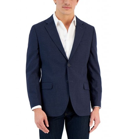 Men's Slim-Fit Twill Sport Coat Blue $125.05 Blazers