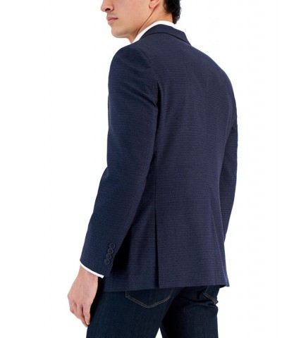 Men's Slim-Fit Twill Sport Coat Blue $125.05 Blazers