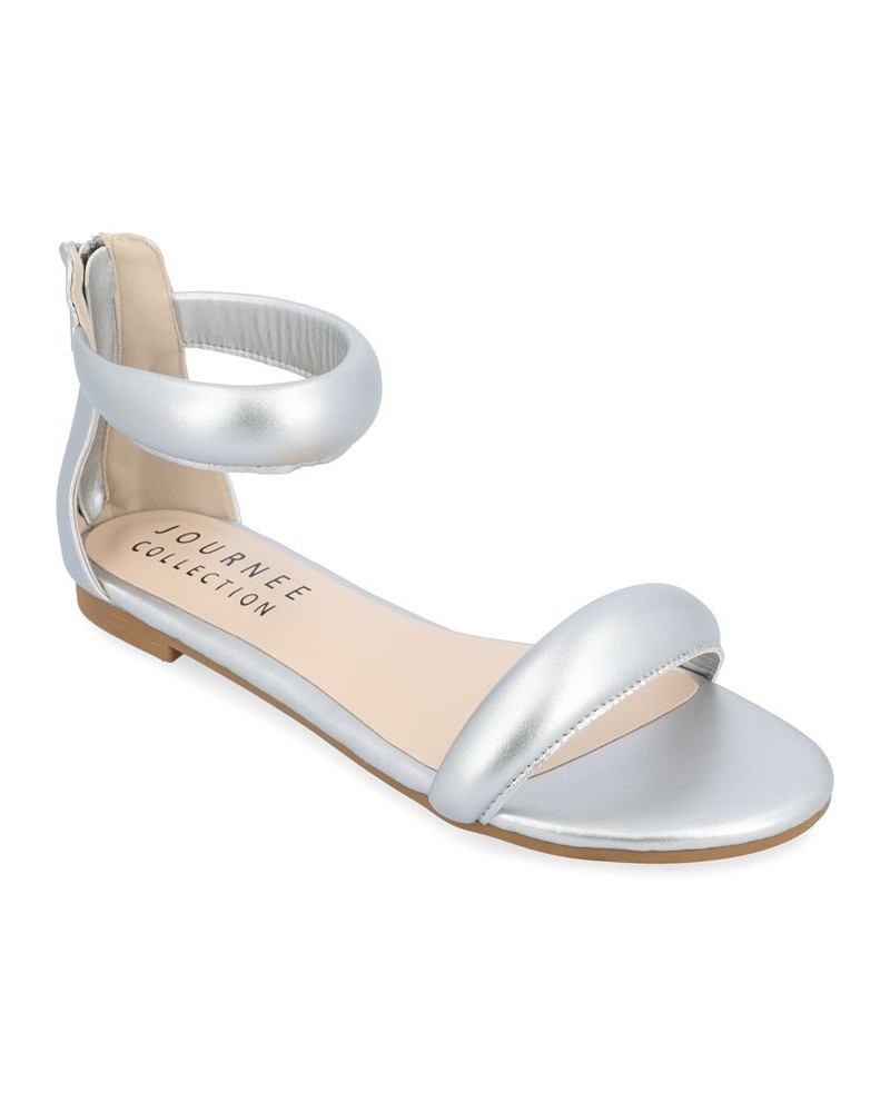 Women's Peytonn Puff Sandals Gray $40.50 Shoes