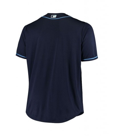 Men's Navy Tampa Bay Rays Big and Tall Replica Alternate Team Jersey $51.23 Jersey