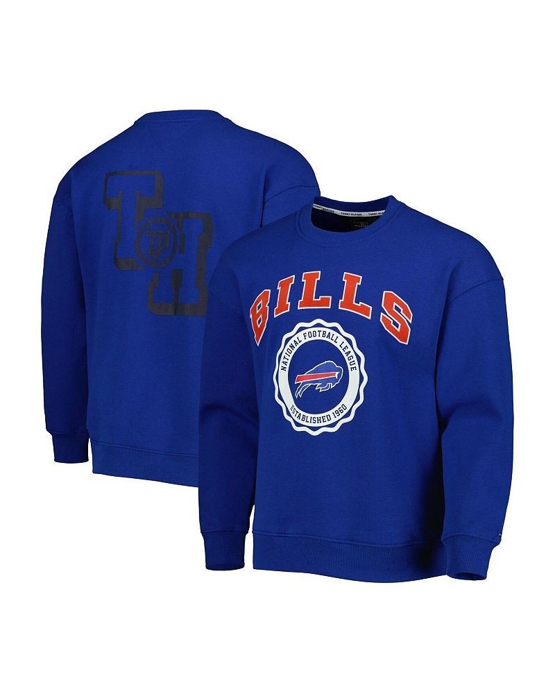 Men's Royal Buffalo Bills Ronald Crew Sweatshirt $29.40 Sweatshirt