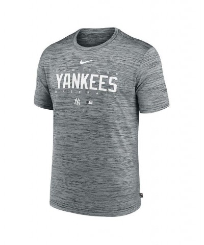 Men's Heather Gray New York Yankees Authentic Collection Velocity Performance Practice T-shirt $28.49 T-Shirts