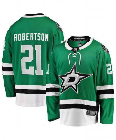 Men's Branded Jason Robertson Kelly Green Dallas Stars 2017/18 Home Breakaway Replica Jersey $42.30 Jersey