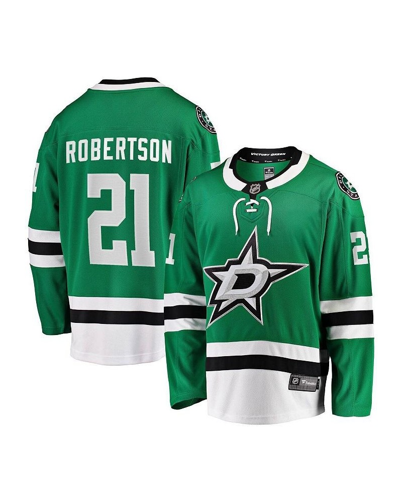 Men's Branded Jason Robertson Kelly Green Dallas Stars 2017/18 Home Breakaway Replica Jersey $42.30 Jersey