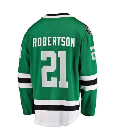 Men's Branded Jason Robertson Kelly Green Dallas Stars 2017/18 Home Breakaway Replica Jersey $42.30 Jersey