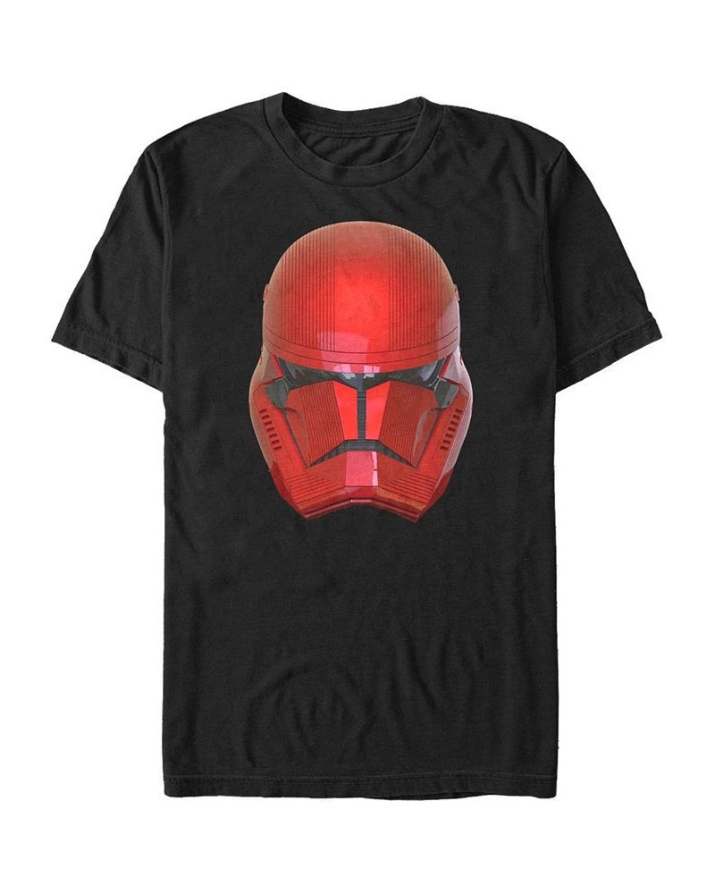 Star Wars Men's Rise Of Skywalker Sith Trooper Big Face Helmet Short Sleeve T-Shirt Black $19.24 T-Shirts